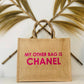 STATEMENT TOTE "MY OTHER BAG IS CHANEL PINK"