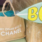 STATEMENT TOTE "MY OTHER BAG IS CHANEL WHITE"