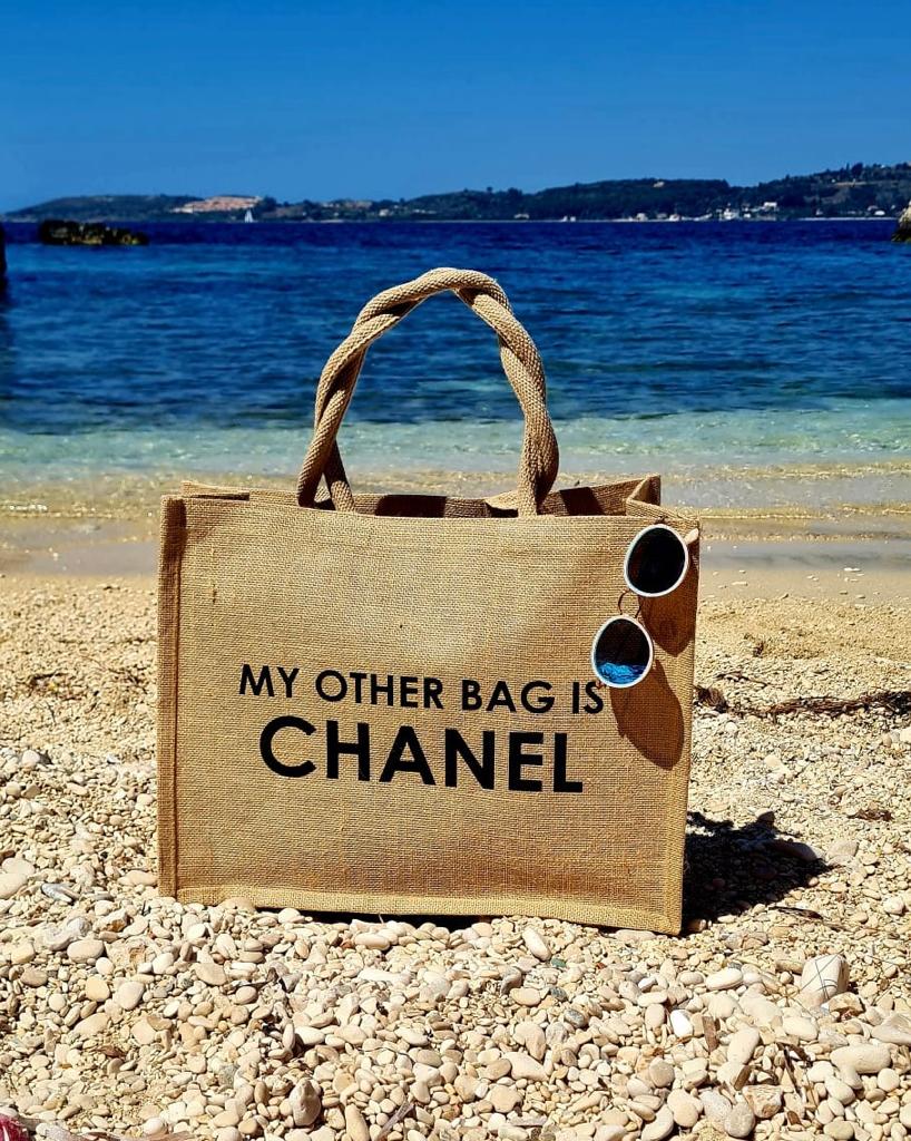 STATEMENT TOTE "MY OTHER BAG IS CHANEL CLASSIC"