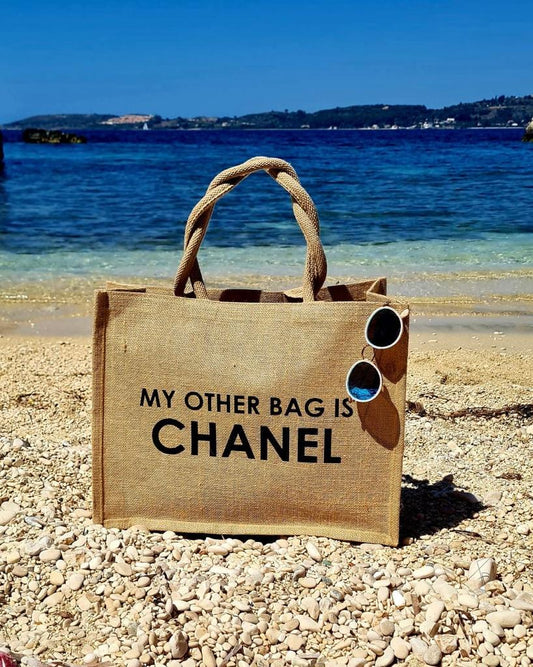 STATEMENT TOTE "MY OTHER BAG IS CHANEL CLASSIC"